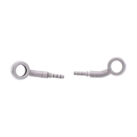 Tuyau de frein JMP en acier HBF-2296-H argent pour Honda MSX 125 A ABS