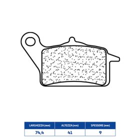 CL BRAKES 3107MSC Bremsbelagsatz gesinterte Verbindung