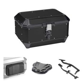 GIVI TREKKER ALASKA noir kit de top case 56L pour HONDA CB HORNET
