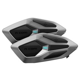 N-COM Mesh Motorcycle intercom pair up to 800 m private network up to 24 users