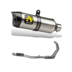 ARROW Thunder Slip-On Rennsportauspuff Aluminium Carby Kappe Sammler Yamaha Tracer 9 GT