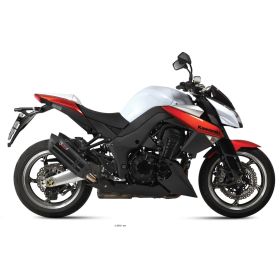 MIVV Black Slip-on Double Muffler Sonorité Homologuée pour KAWASAKI Z 1000 2010-2013