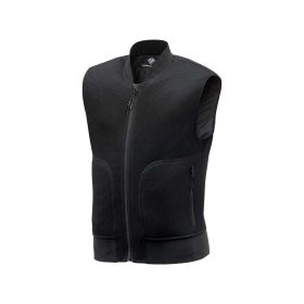 TUCANO URBANO FLOWMOTION Weste vielen Taschen schwarz mit Rückenprotektor