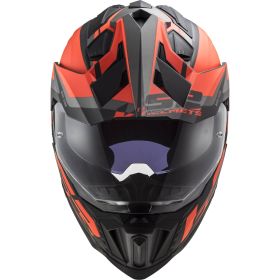 Casco Enduro Dual Road LS2 MX701 EXPLORER Alter Nero Opaco Arancio Fluo