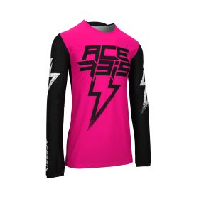 ACERBIS Off Road X-FLEX Blizzard Schwarz/Rosa Trikot