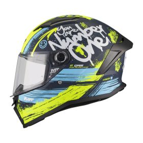 Full-face helmet MT HELMETS STINGER 2 ROCKET C3 MATT