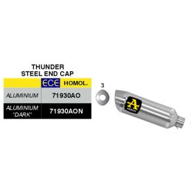 ARROW Thunder Aluminium Slip-On Rennschalldämpfer und Sammler für Yamaha MT-07