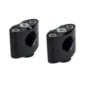 Attacco manubrio ODI GRIPS offset 10mm nero sabbiato