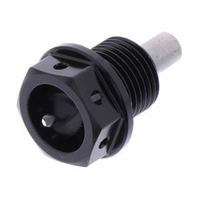 Tappo scarico olio racing JMP magnetico M14X1,25 12mm nero
