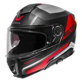 Casque intégral SCHUBERTH S3 Daytona Noir Anthracite Rouge