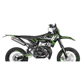 Kit grafiche deco Stage6 verde per Sherco Sm-r 50 dopo il 2018