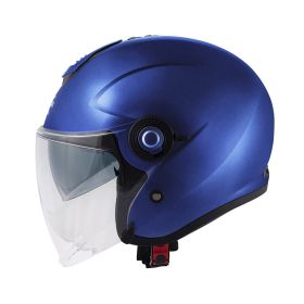 KAPPA KV35 Double Visor Basic Urban jet helmet matte blue