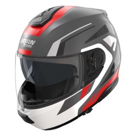 Casque modulable NOLAN N100-6 Cinetico 361 gris rouge