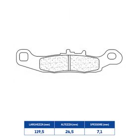CL-BREMSEN Sintered Compound Bremsbeläge Paar