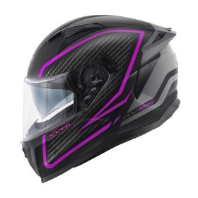 Casco Integrale KAPPA KV52 Kronos Nero Titanium Fucsia