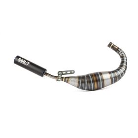 STAGE6 R/T 90-100 CC CNC SCHWARZ/BLAU AUSPUFF MIT NIEDRIGEM DURCHGANG FüR MINARELLI AM6.