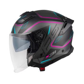 GIVI X31 Impact Jethelm Urban schwarz Titan Fuchsia