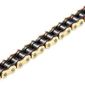 Catena JT HRO aperta 148 maglie 428 oro-grigio con clip chiusura