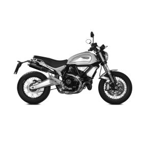 MIVV GP Pro Noir Slip-On Double Échappement Homologué pour DUCATI Scrambler 1100
