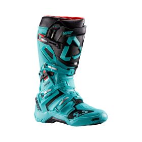 Stivali moto LEATT Moto 5.5 FlexLock azzurro nero chiusura SideLock