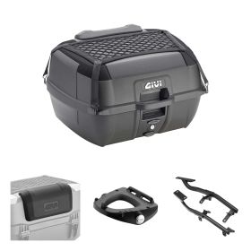 GIVI B45B+ Topcase kit black for ROYAL ENFIELD Scram 411