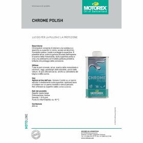 MOTOREX Chrome Polish 200ml Protective Polish for Chrome Steel Aluminum