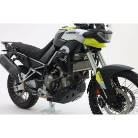 Paramotore tubolare Nero Testurizzato ISOTTA alluminio per APRILIA tuareg