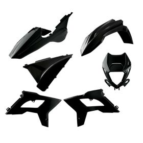 Kit 6 carene plastiche POLISPORT nero per Beta RR