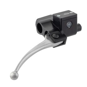 Pompa freno SIP anteriore destra alluminio CNC nero D.24,8