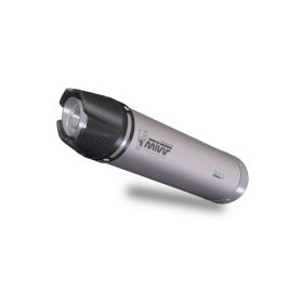 MIVV AK-1 Approved Slip-On Exhaust Titanium with Carbon End Cap for HONDA CBR 600 RR