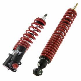 BITUBO black shock absorber kit with red spring front and rear ABE approved