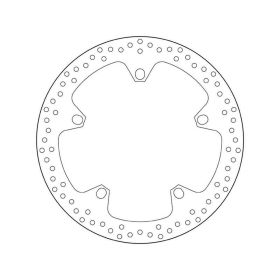 Disque frein fixe BREMBO 68B407D7 série or inox D.320 épaisseur 5 mm 5 trous BMW