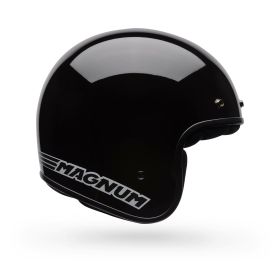 Casco Jet Cafe Racer Bell Magnum Nero Lucido