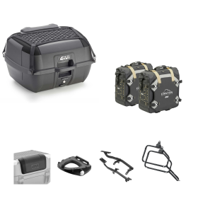GIVI B45B+ kit de top case CANYON noir 45/30L pour YAMAHA