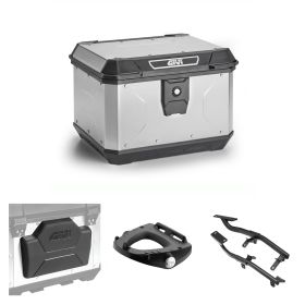 GIVI Alpina 44L Aluminium Topcase-Kit für TRIUMPH SPEED TWIN ABS