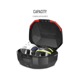 Top case moto SHAD SH51 carbon look 51L