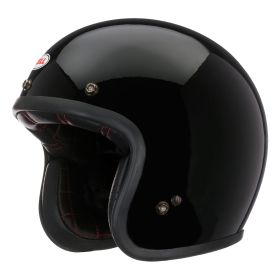 Jet Helm Cafe Racer Bell Custom 500 Schwarzer Größe XS