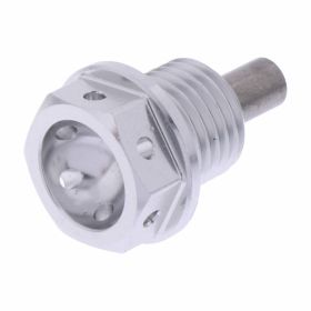 Tappo scarico olio racing JMP magnetico M14X1,50 12mm argento