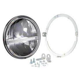 SIP PERFORMANCE LED Round Headlight 143 mm 12V DC with European Approval Mounting