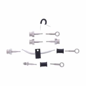 JMP 5 Bremsleitungen Kit HBF-9010-V Silberstahl für Yamaha XT 660 ZA TENERE ABS