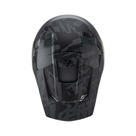 Frontino casco moto LEATT nero stealth per casco 3.5 taglia M-XXL