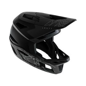 Casque LEATT Gravity 6.0 MTB noir/gris en coque en carbone stealth