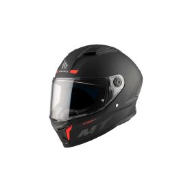 MT HELMETS STINGER 2 SOLID A11 Matt Schwarz Vollvisierhelm