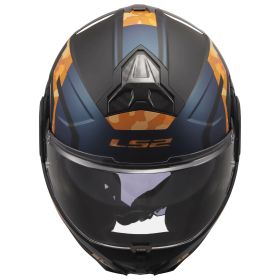 Casco modulare LS2 FF910 ADVANT II GLIDE nero arancio