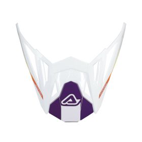Visière ACERBIS blanche/violette pour casque T711 taille S/M