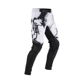 Pantaloni tecnici MTB LEATT Gravity 8.0 bianco heatmap precurvata 4 direzioni