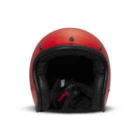 Jet Helm Cafe Racer DMD RETRO Rot Glanz