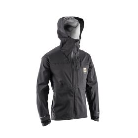 LEATT Hydradri 5.0 MTB Jacke schwarz wasserdicht 30.000 mm 30.000 g/m² 4-Wege