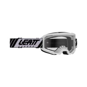 Masque cross LEATT Vizion 2.5 blanc noir lentille transparente 90%