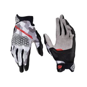 LEATT ADV X-Flow 7.5 Short Summer gloves Steel grey black breathable